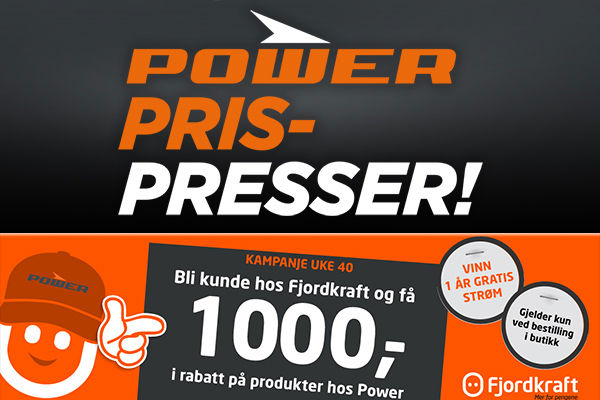 Fjordkraft kampanje power Fjordkraft kampanje power
